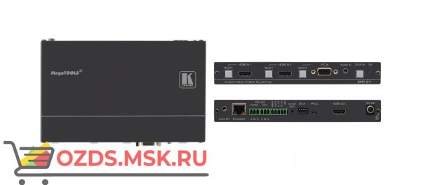 Kramer DIP-31: Передатчик HDMI/VGA, стерео аудио, двунаправленного RS-232, ИК и Ethernet по HDMI