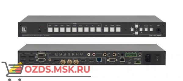VP-774A Масштабатор HDMI, SDI/HD-SDI 3G, VGA, CV, s-Video или YUV в VGA/YUV/HDMI /HDBaseT/HD-SDI 3G; усилитель мощности аудио