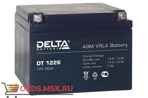 Delta DT 1226 Аккумулятор