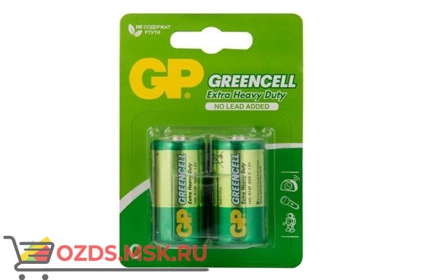 GP Greencell 14G-2CR2 20/240 батарейка солевая