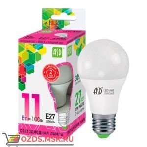 ASD LED-A60 11Вт Е27 4000К  990Лм: Лампа