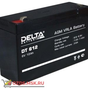 Delta DT 612: Аккумулятор