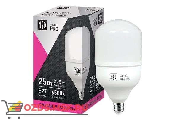 ASD LED-HP-PRO 25Вт Е27 4000К 2250 Лм: Лампа