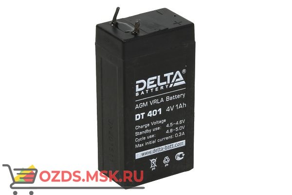 Delta DT 401: Аккумулятор