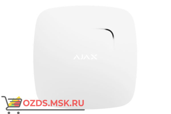 Ajax FireProtect (white): Беспроводной датчик дыма с сенсором температуры
