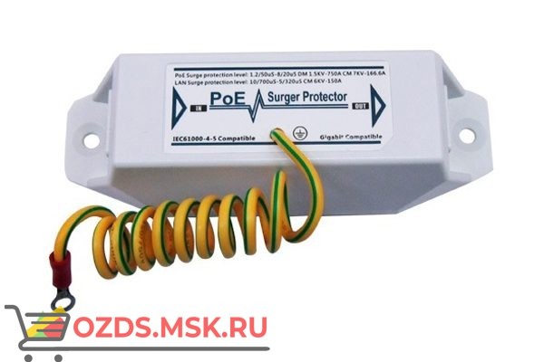 CO-PL-P407	 Грозозащита линии PoE. Падение полезного сигнала не более 0,2дБ.