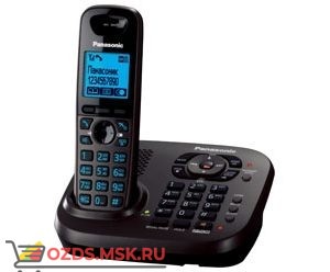 Panasonic KX-TG6561RUT-с автоответчиком, цвет темно-серы: Беспроводной телефон DECT (радиотелефон)