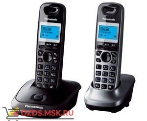 Panasonic KX-TG2512RU2-, цвет черныйсерый металлик: Беспроводной телефон DECT (радиотелефон)