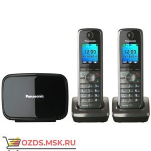 Panasonic KX-TG8612RUM-, цвет серый металлик: Беспроводной телефон DECT (радиотелефон)