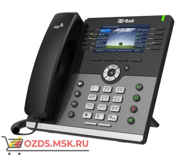 UC926E RU (HTEK)-гигабитный цветной с Bluetooth и WiFi / SIP телефонный аппарат Htek UC926E RU: IP-телефон