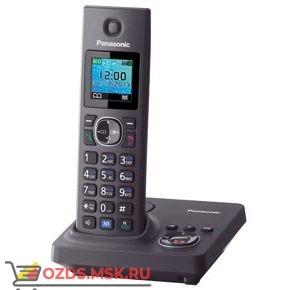 Panasonic KX-TG7861RUH-с автоответчиком, цвет серый: Беспроводной телефон DECT (радиотелефон)