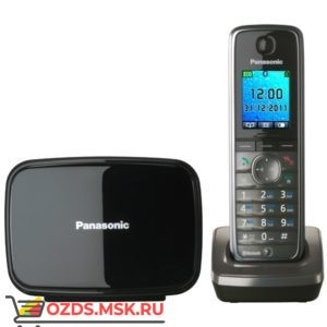Panasonic KX-TG8611RUM-, цвет серый металлик: Беспроводной телефон DECT (радиотелефон)