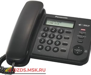 Panasonic KX-TS2356RUB проводной телефон, цвет черный: Проводной телефон