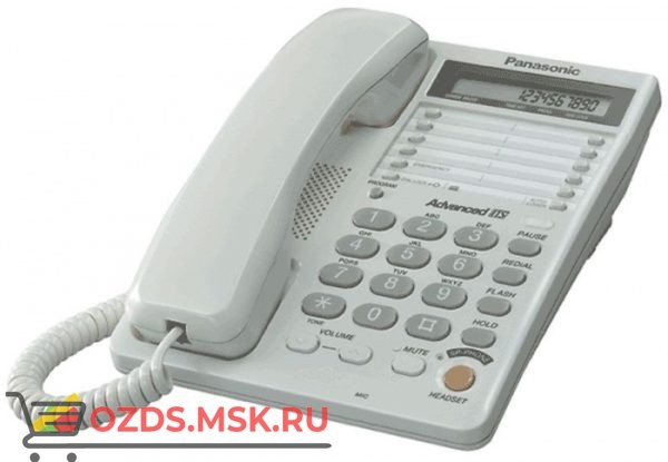 Panasonic KX-TS2365RUW проводной телефон, цвет белый: Проводной телефон