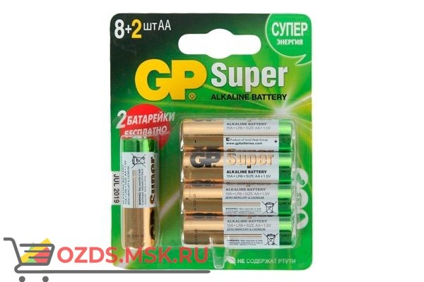 GP Super Alkaline 15A82-CR10: Батарейка алкалиновая