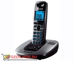 KX-TG6421RUM, цвет серебристы: Беспроводной телефон Panasonic DECT (радиотелефон) с автоответчиком