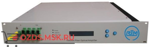 RTM Оптический усилитель WE1550 EDFA-27 (цветной дисплей, SNMP, 1550нм, 27дБм, 500mW, 220В) 4 порта по 20 дБм (H)