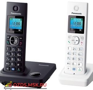 Panasonic KX-TG7852RU1-, цвет черныйбелый: Беспроводной телефон DECT (радиотелефон)
