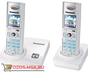 KX-TG8206RUW-, цвет белый: Беспроводной телефон Panasonic DECT (радиотелефон)