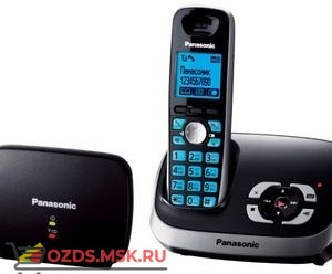 Panasonic KX-TG6541RUB-с автоответчиком, цвет черный: Беспроводной телефон DECT (радиотелефон)
