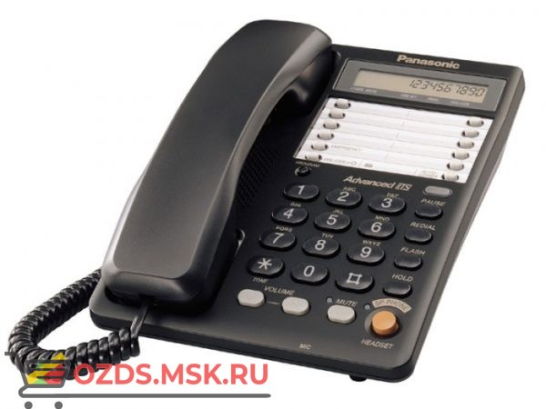 Panasonic KX-TS2365RUB проводной телефон, цвет черный: Проводной телефон