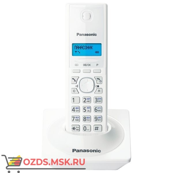 Panasonic KX-TG1711RUW, цвет белый: Беспроводной телефон DECT (радиотелефон)