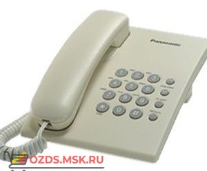 Panasonic KX-TS2350RUJ-(цвет бежевый): Проводной телефон