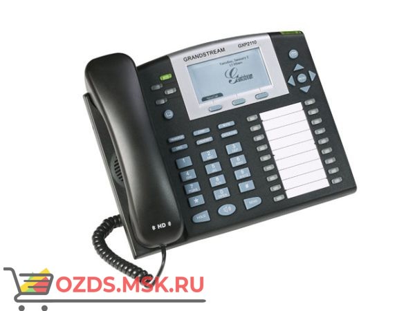 GXP-2110 Grandstream 2xEthernet 10100 Мбс, PoE, SIP, HD audio, БП: IP-телефон