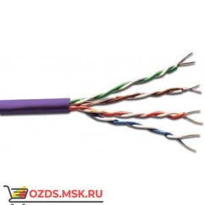 Кабель UTP 4PR 24AWG CAT5е 305м LSZH фиолетовый Lan-Cable