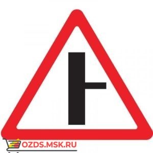 Дорожный знак 2.3.2 Примыкание второстепенной дороги (A=900) Тип Б