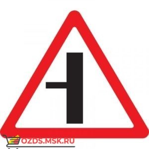 Дорожный знак 2.3.3 Примыкание второстепенной дороги (A=900) Тип Б