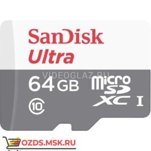 SanDisk microSDXC 64Gb Class10 SDSQUNS-064G-GN3MN: Карта памяти