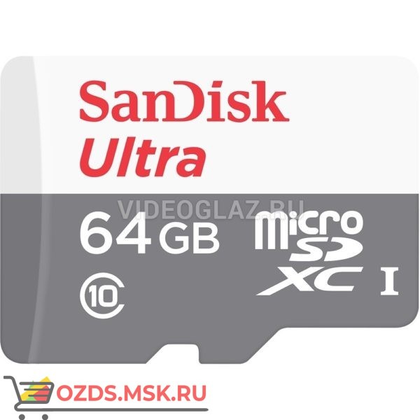 SanDisk microSDXC 64Gb Class10 SDSQUNS-064G-GN3MN: Карта памяти