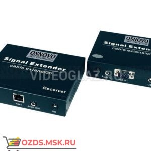 OSNOVO TLN-VKM1+RLN-VKM1: Передатчик видеосигнала по витой паре