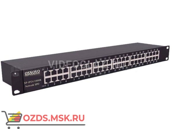 OSNOVO SP-IP241000R Грозозащита цепей управления и IP-сетей