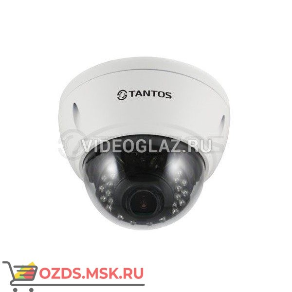 Tantos TSi-Ve4VPA (2.8-12): Купольная IP-камера