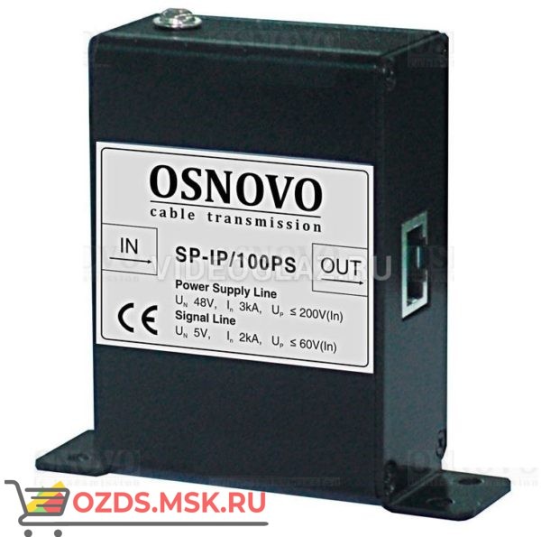 OSNOVO SP-IP100PS Грозозащита цепей управления и IP-сетей