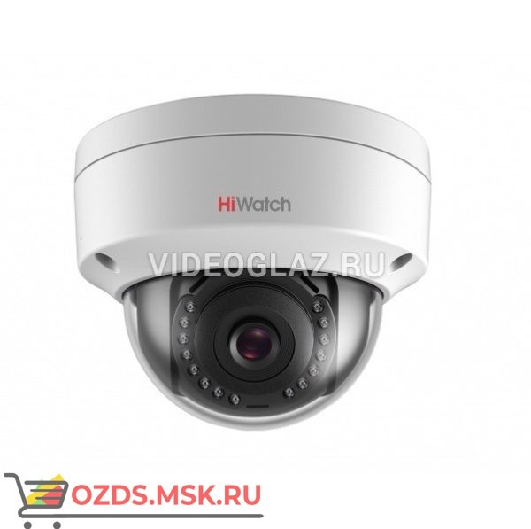 HiWatch DS-I102 (4 mm): Купольная IP-камера