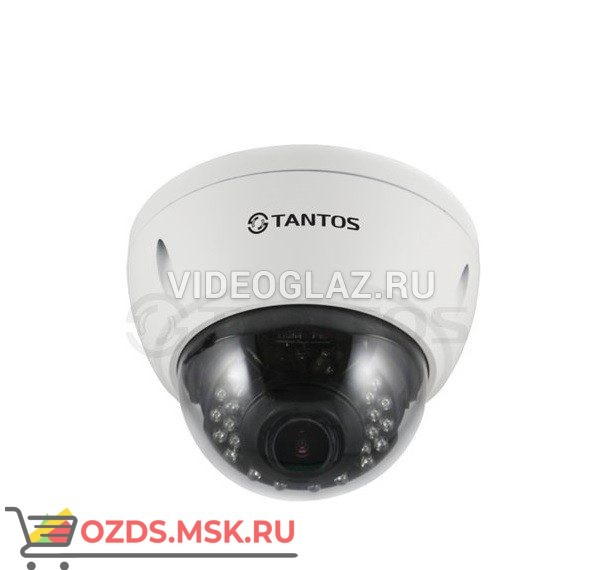 Tantos TSi-Ve25VPA (2.8-12): Купольная IP-камера