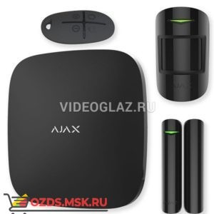 Ajax StarterKit Plus(black): Комплект беспроводной GSM-сигнализации