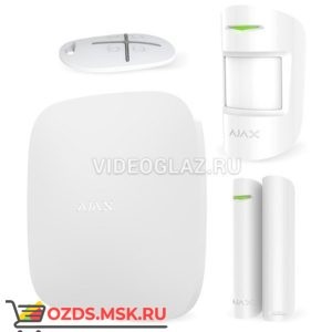 Ajax StarterKit (white): Комплект беспроводной GSM-сигнализации