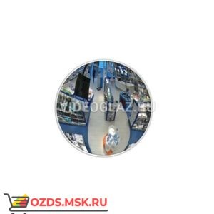 DL Зеркало 805 мм с белым кантом Зеркало сферическое обзорное