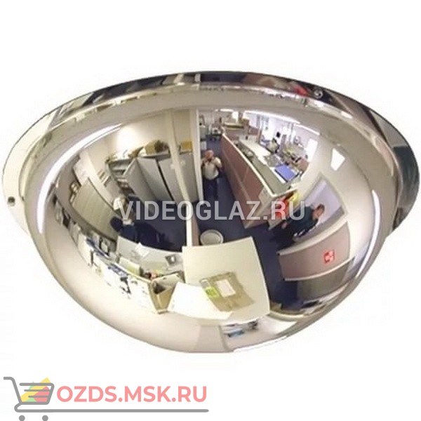 Зеркало для помещений купольное d-1000 мм Зеркало сферическое обзорное