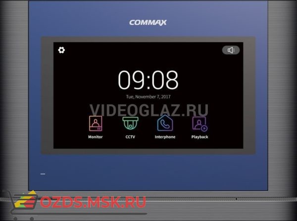 Commax CDV-704MAXL синий Сопряженный видеодомофон