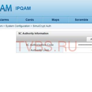 Лицензия на 10 TS SCR для встроенного скремблера шасси IPQAM 3.0 Sumavision