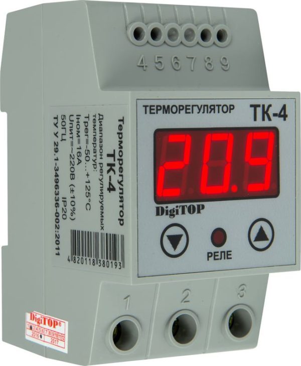 Терморегулятор ТК-4 (одноканальный)