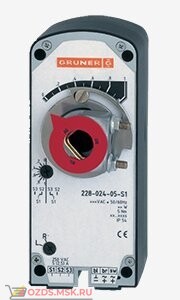 Электропривод GRUNER 341-024-05-S2 с возвратной пружиной